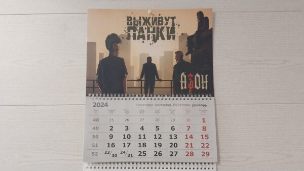 АЗОН — «Выживут панки!». Календарь на 2025 г. — изображение 2